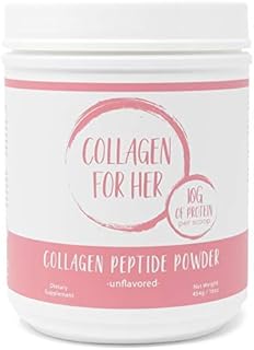Collagen For Her: Unflavored Collagen Peptides Powder - Hydrolyzed Collagen Protein Supplement for Women | Vital for Hair, Skin, Nails, Joint, Gut Support, Paleo, Keto (41 Servings)