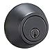 Amazon Basics Deadbolt - Single Cylinder - Matte Black