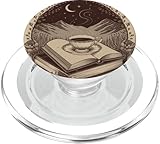 Süßes Grafikbuch für Tee- und Leseliebhaber PopSockets PopGrip für MagSafe