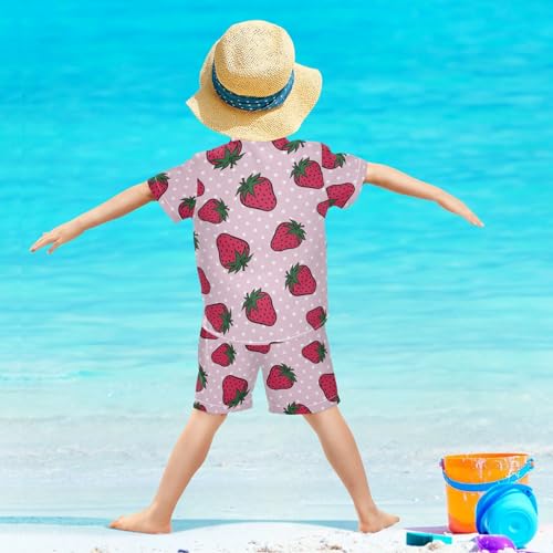 Image of CaTaKu Boys Hawaiian Button-Down Shirts and Short Sets, Boys Summer Outfits 2 Piece Clothes Set Size 3-10T