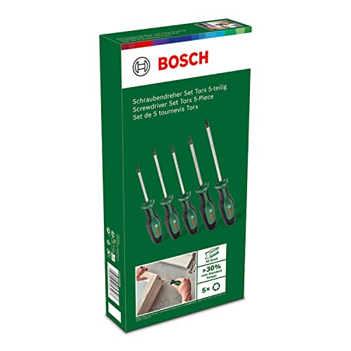 Bosch Schraubendreher-Set TX, 5-teilig (Hochwertiger Schraubenzieher- Satz für Heimwerker; erstklassiger S2-Stahl; Softgrip; magnetische… – Ansicht 5