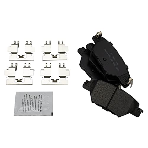 Image of TRQ Rear Ceramic Brake Pad and Rotor Set