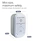 NEMAXX® M10 mini CO Melder mit 10-Jahres-Batterie, Kohlenmonoxid Gasmelder, mit hochwertigem Figaro Sensor, kompakt, inkl. Alarm, Stummschaltung und Befestigungszubehör