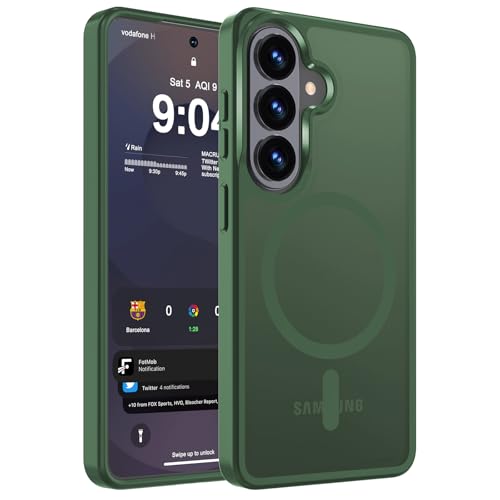 Image of WRJ Magnetic Case for Samsung Galaxy S22 6.1-Inch,Matte Green