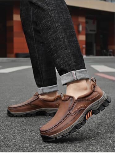 Enjerr Orthopedic Balance Shoes Men for Balance, Slip-On Outdoor Sneakers, Comfortable Waterproof Walking Shoe2