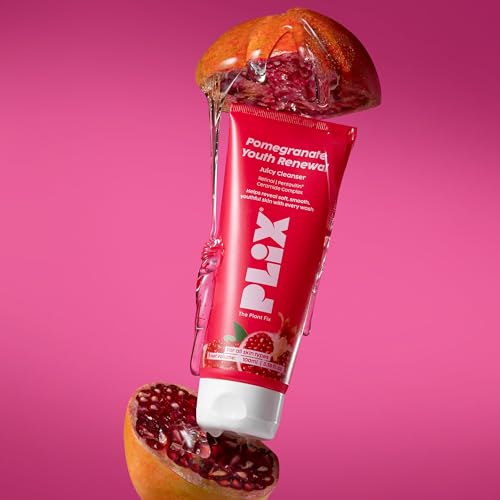 Image of PLIX- THE PLANT FIX Pomegranate Youth Renewal Juicy Face Wash Cleanser | Youthful Glow | Hydration | Smooth & Soft Texture | Retinol GS 50 | Pentavitin | Safe for Daily Use | For Men & Women