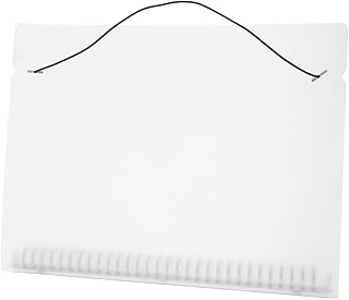 VILLCASE Fichário De Folhas Soltas Capa Translúcida Bloco De Notas Protetores De Página Transparente Capa De Fichário Transparente Com Fecho De Botão De Pressão Capa De Fichário Fosco Alça
