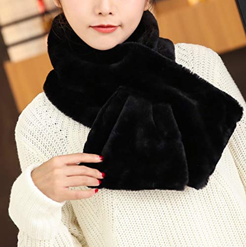 ココマリ ふわふわ フェイク ファー マフラー あったかい 差し込み もこもこ ティペット 冬 防寒 スヌード レディース の商品画像 4