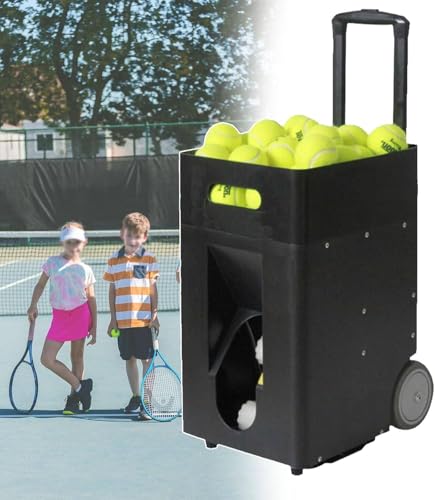 Máquina De Tenis,Máquina Portátil De Pelotas De Tenis,Lanzador Automático De Lanzamiento De Pelotas De Entrenamiento,Funciona Con Batería De Litio De 24v 5ah