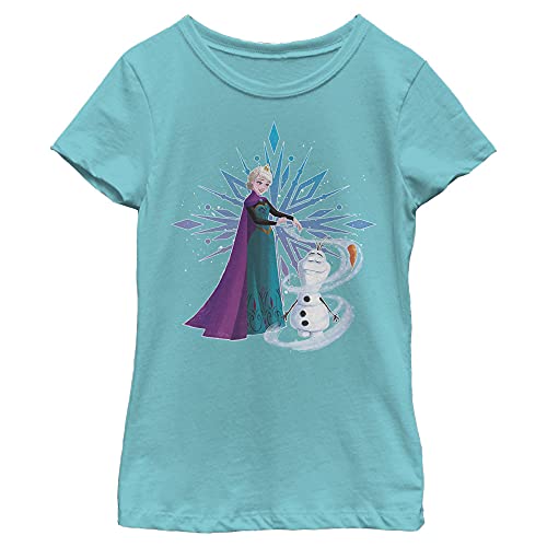 Disney Upon a Snowman Elsa Casting a Spell Portrait Girls Standard T-Shirt