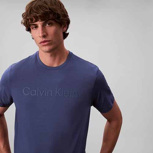 Image of Calvin Klein Men's Relaxed Fit CK Logo Crewneck T-Shirt
