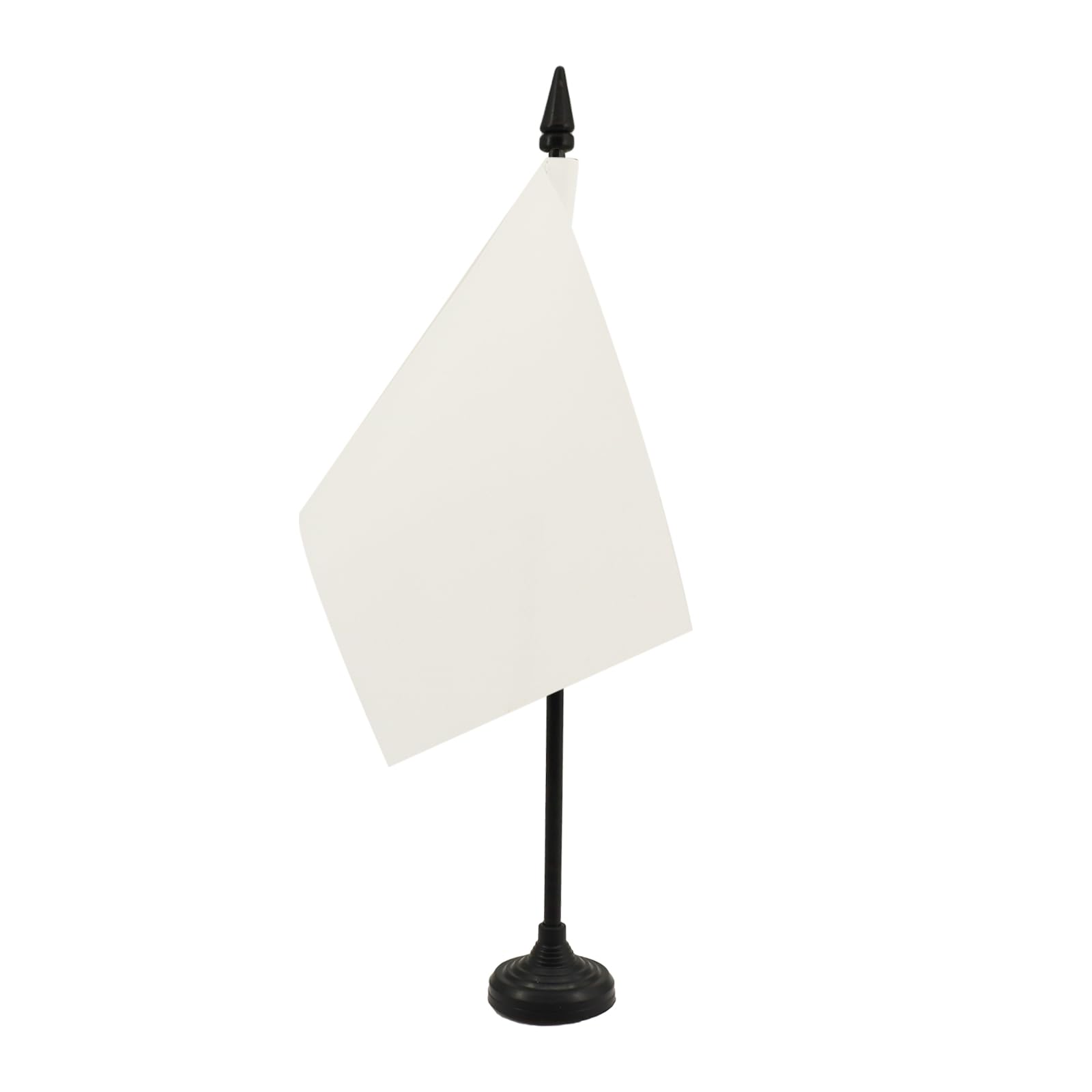 AZ FLAG Bandiera da Tavolo in Poliestere 100D, 15 x 10 cm, Bianco
