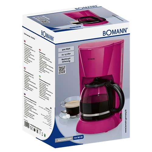 Bomann KA 183 CB Kaffeeautomat für 12-14 Tassen Kaffee, ca. 1,5 Liter Fassungsvermögen, Nachtropfsicherung… – Bild 6