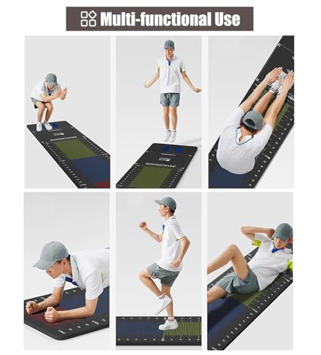Image of Long Jump Mat for Indoor and Outdoor Use, Reliable Carpeted Surface for Training and Fitness, Suitable for Both Kids and Adults