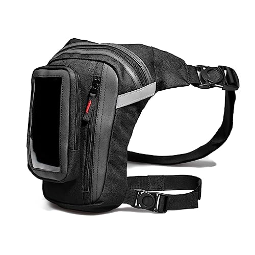 Unahtinr Men Drop Leg Pouch Tools Bags Waterproof Leg Bag Fanny Pack Thigh Bags Bike Cycling Hip Bag Portable Waist Packs