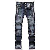 TMMMT Fashion Slim Jeans Men Stretch Denim Pants