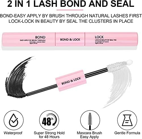 Fenshine Cluster Lashes Individual Lashes Wide Stem C/D Curl 9-15mm Length DIY Eyelash Extension Individual Soft False Lashes for Personal Use at Home (Wheat Shape - Image 4