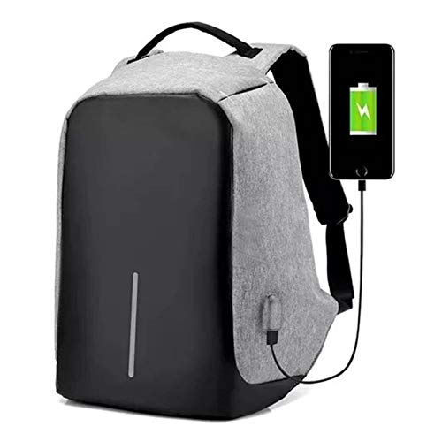 Mochila Anti-furto Compartimento Para Notebook Laptop Saída USB Carregamento De Dispositivos