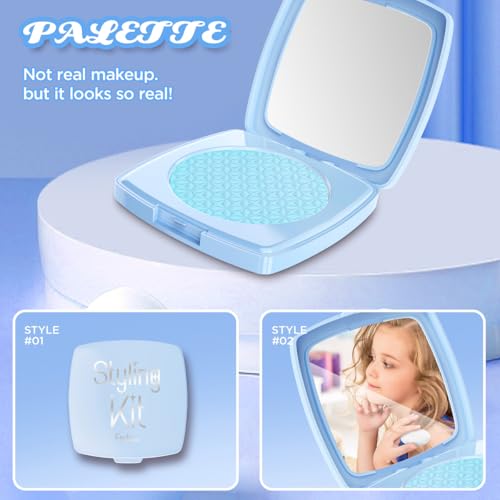 Makeup Kit Play Set, Pretend Makeup Toys for Girls Gifts 3-5 Years Old (Not Contains Real Cosmetics) - Image 5