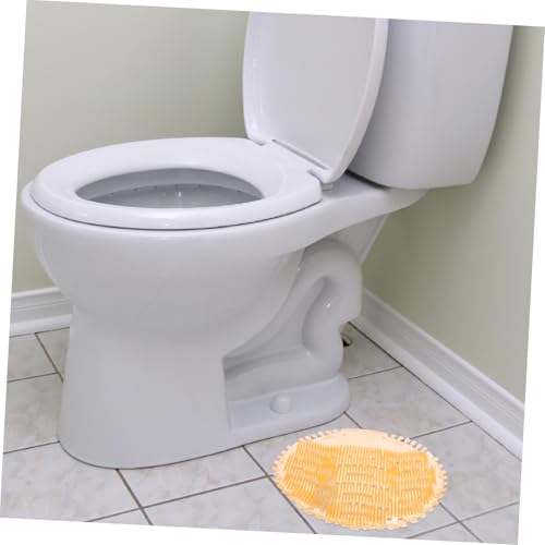 BUGUUYO 小便器スクリーン消臭剤 12個入り 飛沫防止マット フレッシュオレンジの香り 小便器用消臭パッド 長持ちデザイン