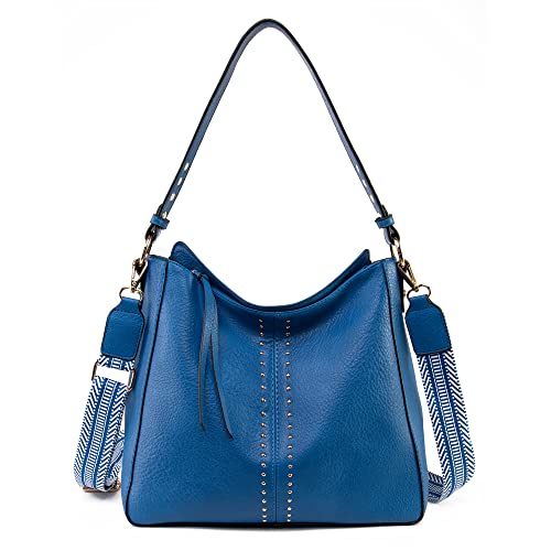 Image of Montana West Hobo Bags for Women Top Handle Satchel Shoulder Purse Bucket Handbag