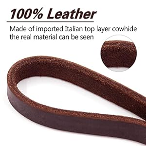   Leather-Dog-Leash-6ft-Heavy-Duty-Dog-Leash-Strong-Genuine-Leather-Braided-Dog-Leash-Soft-and-Comfortable-Leather-Leash-for-Large-Medium-and-Small-Dogs-Training
