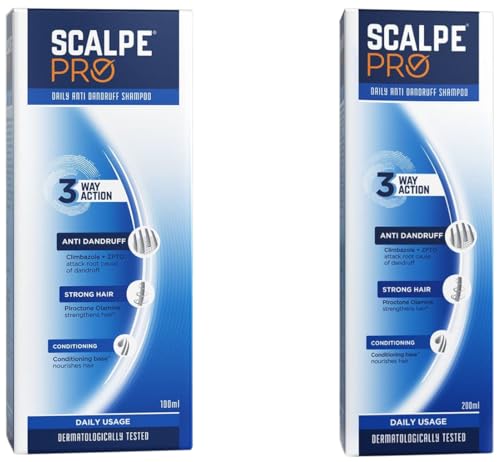 Scalpe Pro Anti Dandruff Shampoo (200ml) and Daily Anti-Dandruff ...