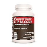 Remedy's nutrition Itis Be Gone | 1,000 mg, 60 Vegan Capsules Herbal Dietary Supplement | Two Month Supply