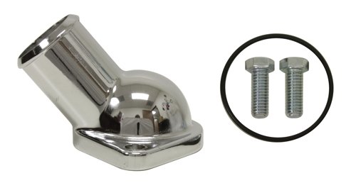 Compatible/Replacement for Chevy Small Block/Big Block Steel Water Neck - Chrome