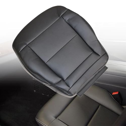 Priprilod Blk Leather Passenger Side Bottom Replacement Seat Cover Compatible with Mercedes Benz E350 E550 Cover 2010 2011 2012 2013 2014