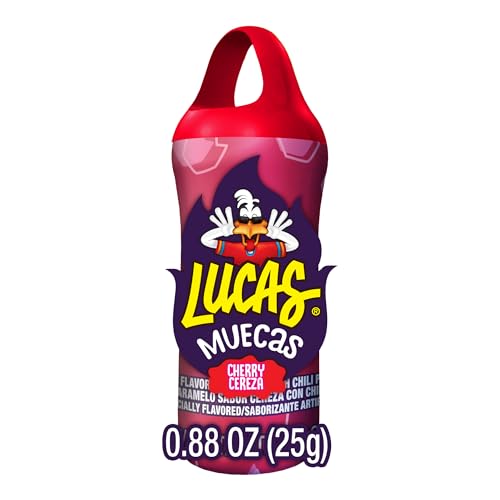 Lucas Muecas Cherry Flavor Lollipop With Chili Powder, 8.8 Ounce Perfect Treat - image 2