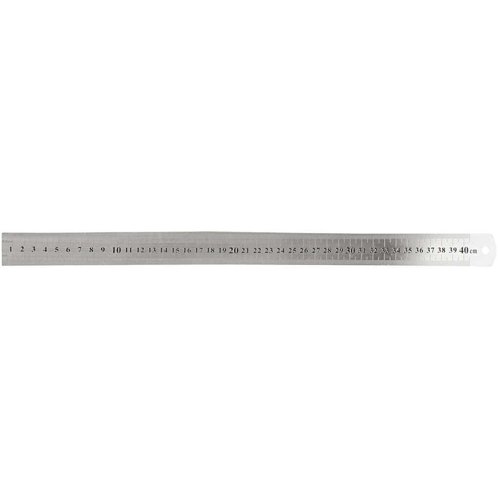 Regla, L: 40 cm, 1 unidad.