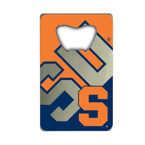 FANMATS 62587 Syracuse Orange Credit Card Style Bottle Opener - 2” x 3.25