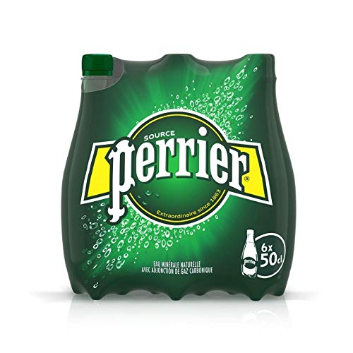 PERRIER - Perrier agua mineral natural gaseosa 6x50cl - Un artículos