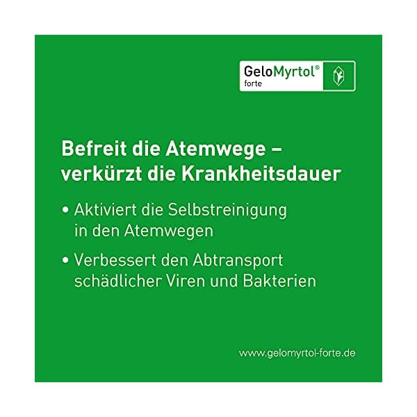 GeloMyrtol forte 100 St., Verbessert den Abtransport schädlicher Viren, Der pflanzlicher Schleimlöser bei akuten… – Bild 4