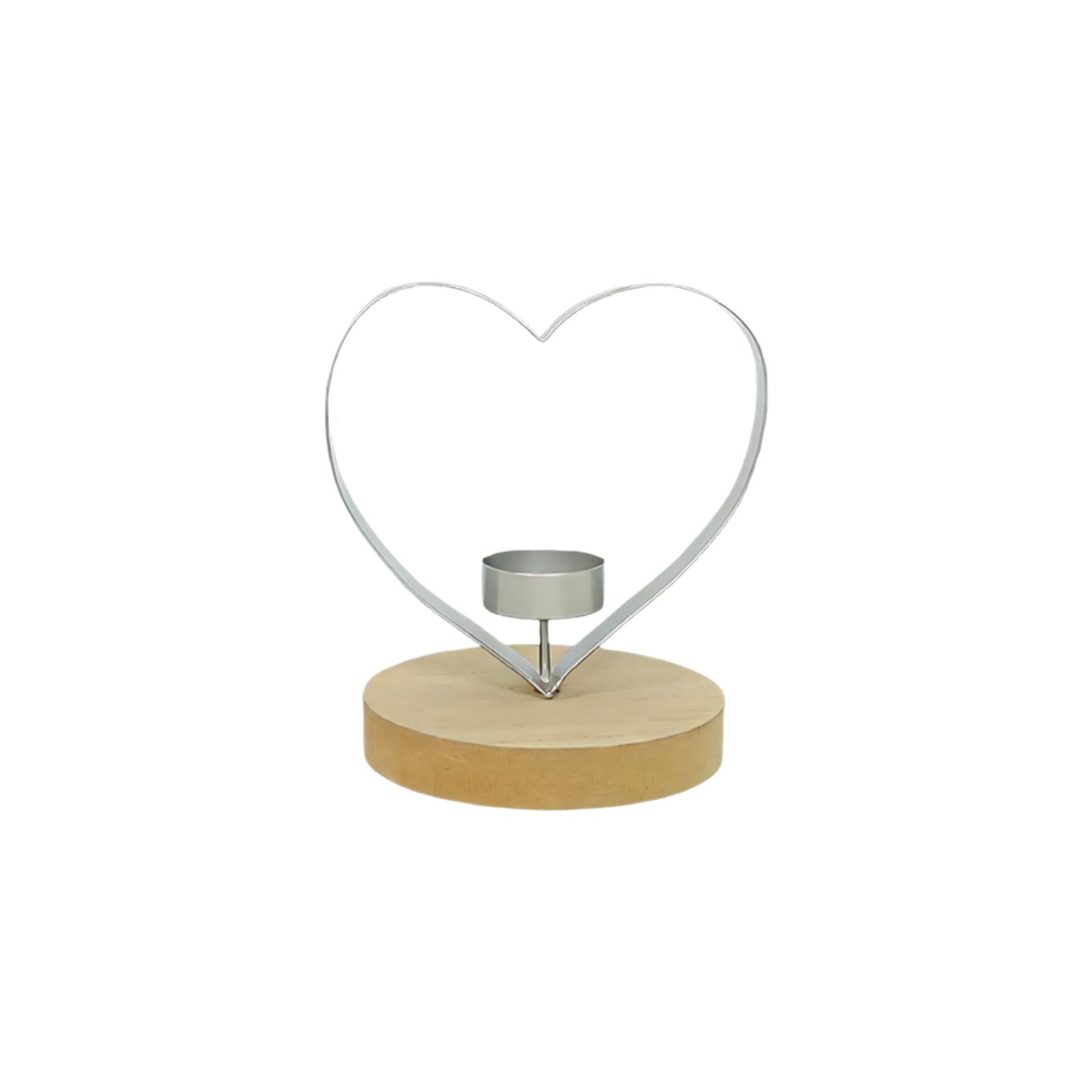 Jazuaiao Tealight Holders, Heart Shaped, Decorative Candlestick Holder for Wedding Anniversary Centerpieces Heart Shaped for Candlesticks