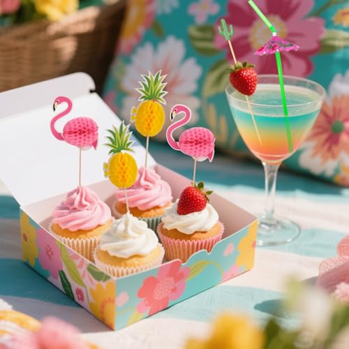 Decoraciones para cócteles 180pcs sombrillas y pitillos miniatura 6