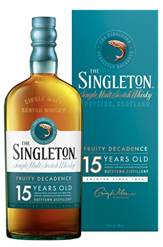 The Singleton of Dufftown 15 Jahre Speyside Single Malt Scotch Whisky | Pur, auf Eis oder im Cocktail | handgefertigt in Schottland | 40% vol | 700ml Einzelflasche Cover