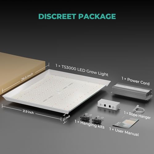 Mars Hydro MARS-TS-3000W-FBA 2024 New Ts 3000 450W Led Grow Light For Indoor Plants Full Spectrum Commercial Grow Daisy Chain Plant Growing Lamp For 4X4 5X5Ft Greenhouse & Tent thumb #5