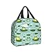 Urocza żaba izolowane pudełko na lunch zamrażarka termiczna wodoodporna damska torba na lunch do pracy