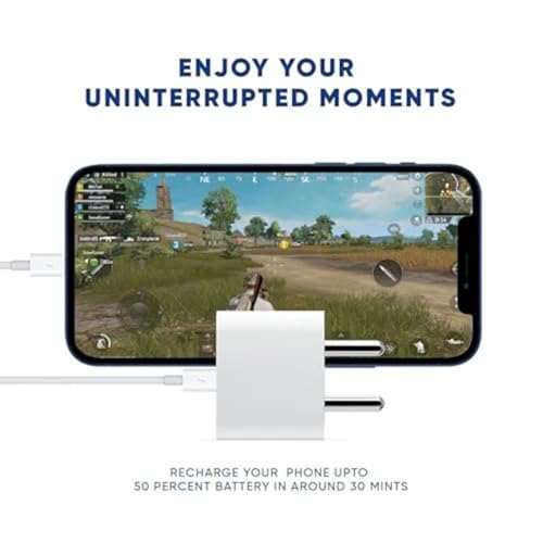 Image of 20W Original(MFi-Certified) Super Fast Charger Adapter & Cable Compatible with iPhone 14 Pro Max /14 Pro /14 Plus /14,iPhone 13 Pro Max /13 Pro /13 Plus /13 Mini /13,12 /11 /X /8 /7 /6 Series,1m,White by Sakit