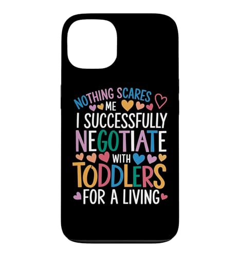 Childcare Teacher Negotiate with Toddlers Daycare Provider Case for iPhone 13