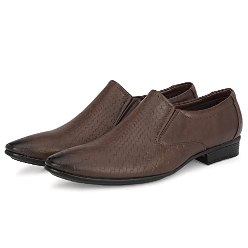Image of Centrino Formal Shoe for Men | Lace-Up Derby for Business & Casual Wear | Stylish Design with Comfortable Fit Craftsmanship for All-Day Support