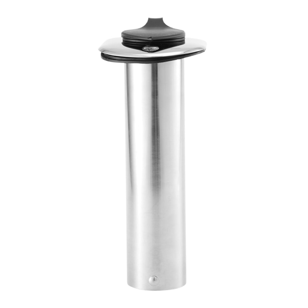 Toyvian Supporto per Canne da Barca in Acciaio Inox Argento | Finitura Specchiata, per Canna da Pesca, Accessorio per Imbarcazione da Pesca, Profilo Moderno