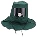 VILLCASE Canvas Sets Sandblasting Helmet Sandblasting Helmet Sand Hood Cap, Shawl Cap Sandblaster Anti Wind/Sandblaster Tools Face, Canvas (Dark Green) Sandblasting Hoods Anti- Hood Face Maskes