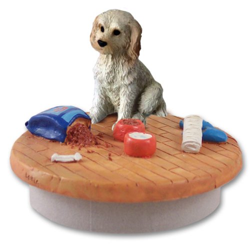 Conversation Concepts Miniature Labradoodle Cream Candle Topper Tiny One 