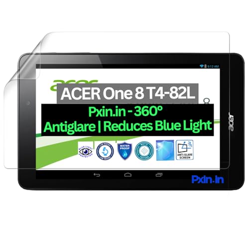 Image of Pxin Tablet Anti Bluelight and Anti Glare Screen Guard compatible with ACER One 8 T4-82L | BLUVLightblock Tech | Scratch Proof | Prevents bluelight | Eye Protection | No Dry Eyes