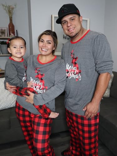 Image of Yaffi Matching Family Pajamas Sets Christmas PJ's Sleepwear for Kids & Adult