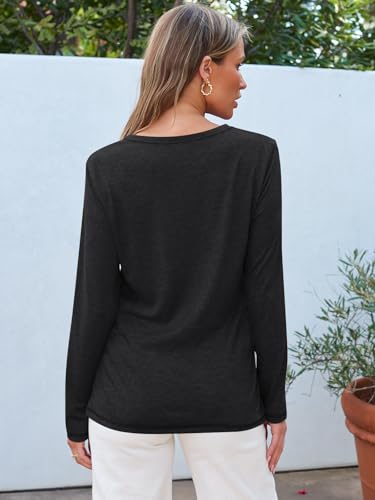 image for AUTOMET Long Sleeve Shirts for Women Business Casual Tops Fall Fashion