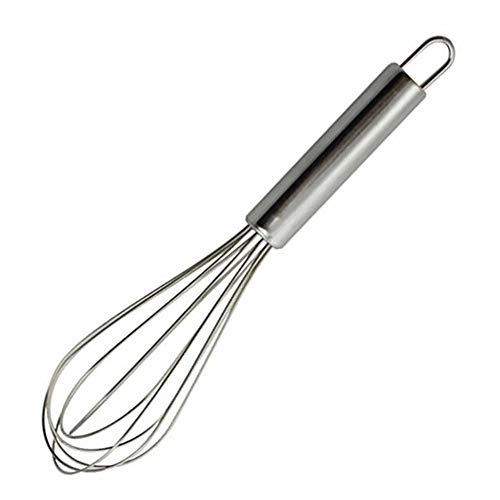 FANTOOL Stainless Steel Whisk Balloon Wire Hand Beater Kitchen Cooking Tool 11 8 Inches, Silver, * 2 75 *2 75, FT-SW304